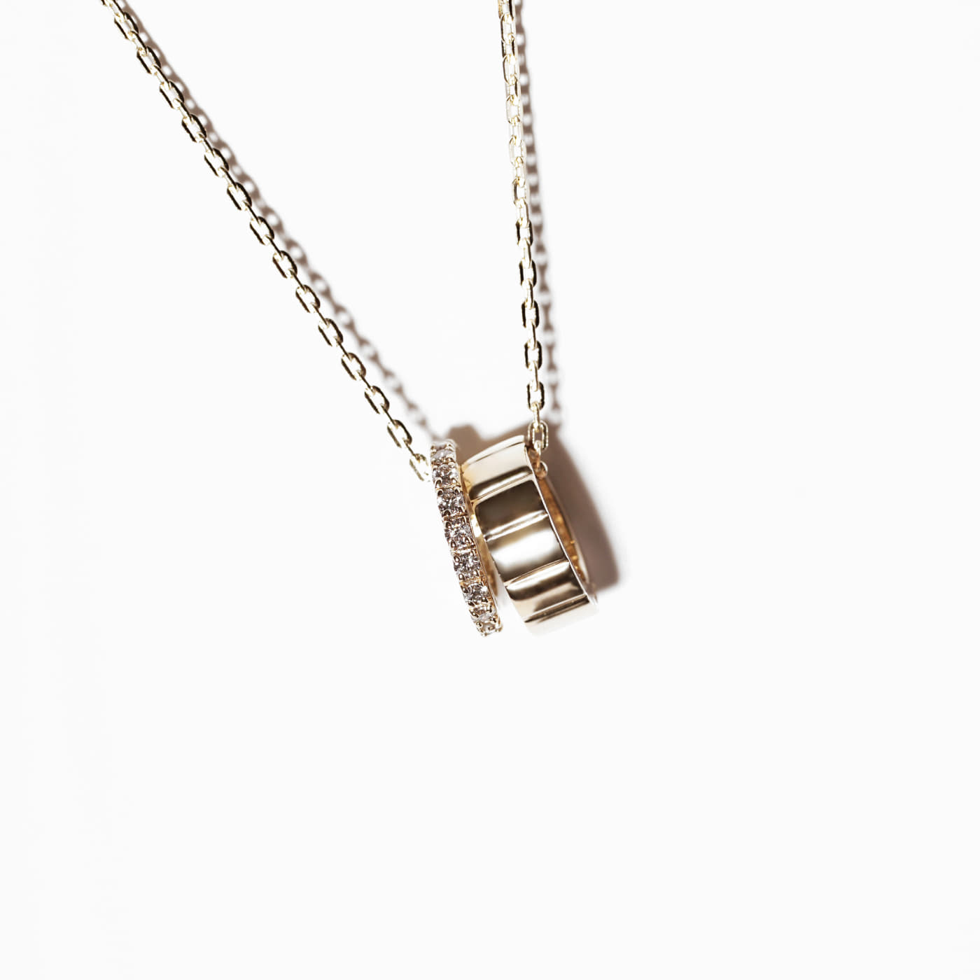 line ring pendant necklace 01